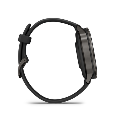 Garmin Venu 4, 45mm, Slate with Black Silicone Band (010-03014-00) by Garmin