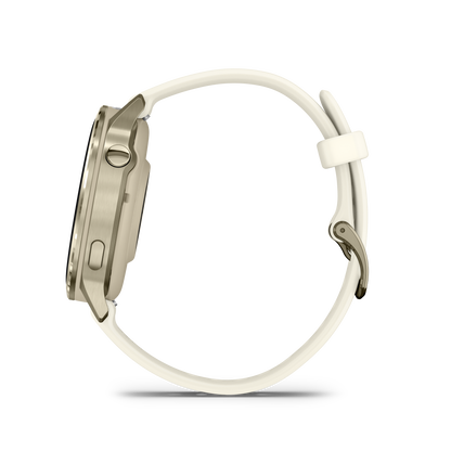 Garmin Venu 4, 41mm, Lunar Gold with Bone Silicone Band (010-03013-00) by Garmin