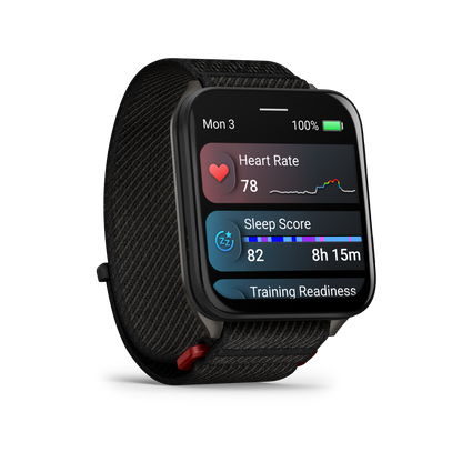 Garmin Venu X1, Black w/ Slate Titanium Case and Black ComfortFit Band (010-02980-00) by Garmin