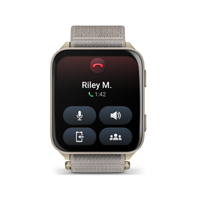 Garmin Venu 3, lunette en acier inoxydable argenté de 45 mm avec boîtier Whitestone et bracelet en silicone (010-02784-00)