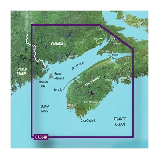 Garmin Canada, Bay of Fundy Charts BlueChart g3 Vision | VCA004R | microSD/SD (010-C0690-00) by Garmin