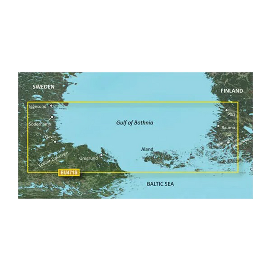 Garmin Gulf of Bothnia, South Charts BlueChart g3 Vision | VEU471S | microSD/SD by Garmin
