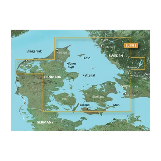 Garmin Goteborg to Fyn Charts BlueChart g3 Vision | VEU458S | microSD/SD by Garmin