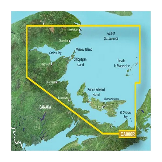 Garmin Canada, P.E.I. to Chaleur Bay Coastal Charts BlueChart g3 Vision | VCA006R | microSD/SD (010-C0692-00) by Garmin