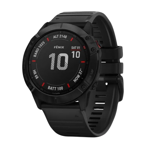 Garmin Fenix 6X Pro, Black with Black Band (Garmin Certified Refurbished) by Garmin