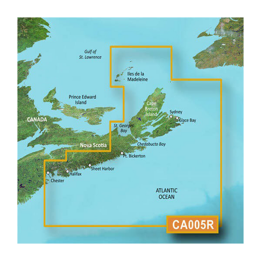 Garmin Canada, Halifax to Cape Breton Charts BlueChart g3 Vision | VCA005R | microSD/SD (010-C0691-00) by Garmin
