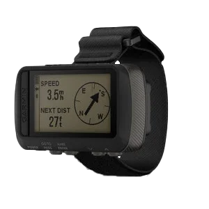 Garmin Foretrex 601 GPS wristwatch with black strap
