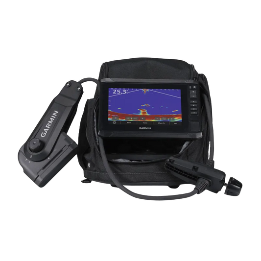 Garmin Panoptix PS22-IF Ice Fishing Bundle Includes ECHOMAP UHD2 75sv, Panoptix PS22-IF Transducer (010-02686-30) by Garmin
