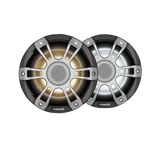Garmin Fusion Signature Series 3i Marine Coaxial Speakers 6.5" 230-watt CRGBW Coaxial Sports Gray Marine Speakers (Pair) (010-02771-11) by Garmin