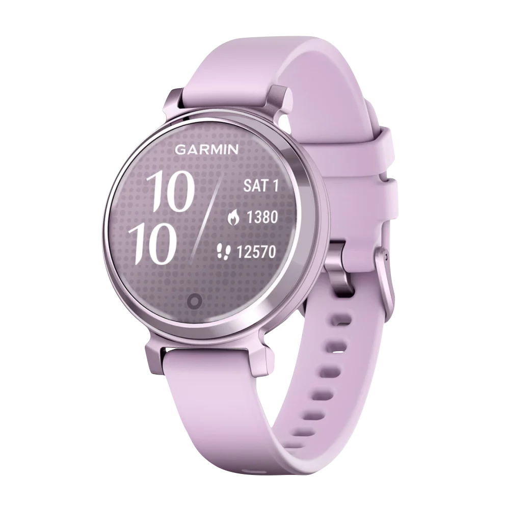 Garmin Lily 2, Metallic Lilac with Lilac Silicone Band (Garmin Certified Refurbished) by Garmin