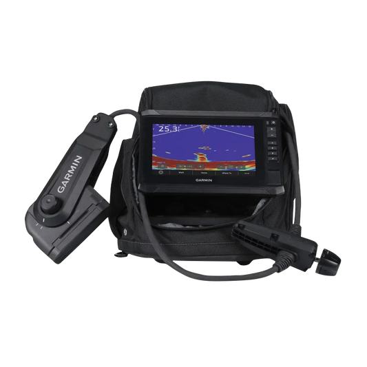Garmin Panoptix PS22-IF Ice Fishing Bundle Includes ECHOMAP UHD2 73sv, Panoptix PS22-IF Transducer (010-02684-30) by Garmin