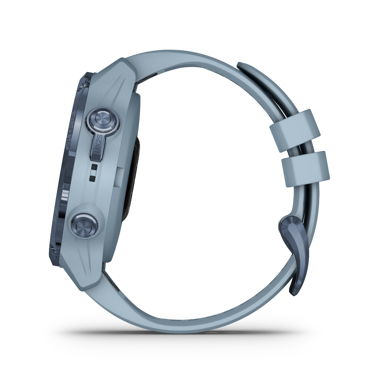 Garmin Descent Mk2S, Mineral Blue with Sea Foam Silicone Band, Marine Smartwatch for Divers (010-02403-06) by Garmin