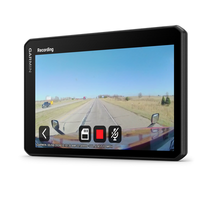 Garmin DezlCam OTR725, 7" GPS Truck Navigator with Built-in Dash Cam (010-02927-00)