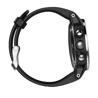 Garmin Fenix 5S, Silver with Black Band, GPS Smartwatch (Garmin Certified Refurbished) by Garmin