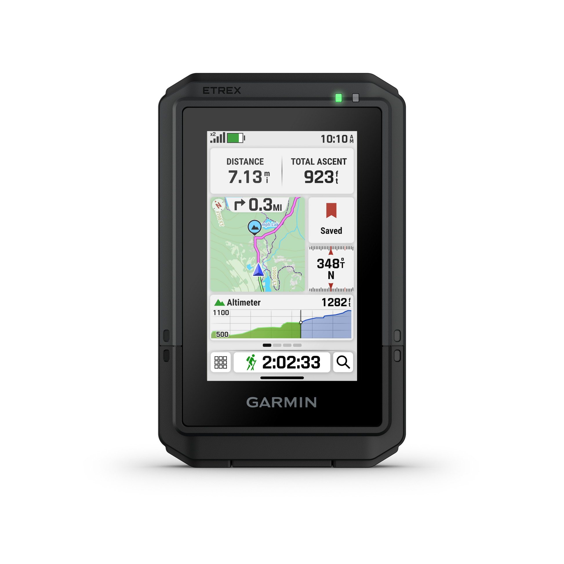 Garmin eTrex Touch, GPS Handheld Navigator with Touchscreen and Preloaded Maps (010-02940-00) by Garmin