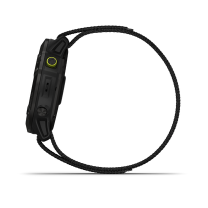 Garmin Enduro, Carbon Gray DLC Titanium w/ Black UltraFit Nylon Strap, Ultraperformance GPS Smartwatch (010-02408-01) by Garmin