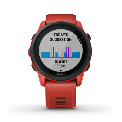 Garmin Forerunner 745 - Magma Red (010-02445-02) by Garmin