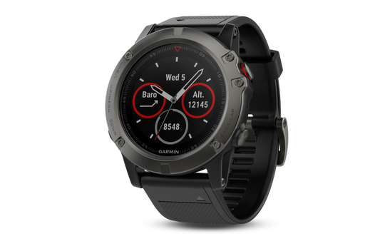 Garmin Fenix 5X Sapphire Slate Gray w/ Black Band (010-01733-00) by Garmin
