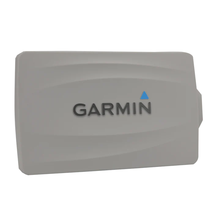 Protective cover for Garmin GPSMAP 800 Series; white plastic case with Garmin logo