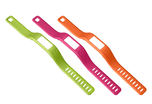 Garmin Vivofit Bands Large, Orange, Pink & Green (010-12149-15) by Garmin