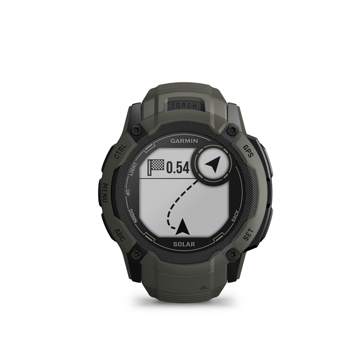 Garmin Instinct 2X Solar, Moss, Rugged GPS Smartwatch with Multi-Band GNSS, Built-in Flashlight, 24/7 Health Monitoring, and Unlimited Solar Battery Life (010-02805-15) by Garmin