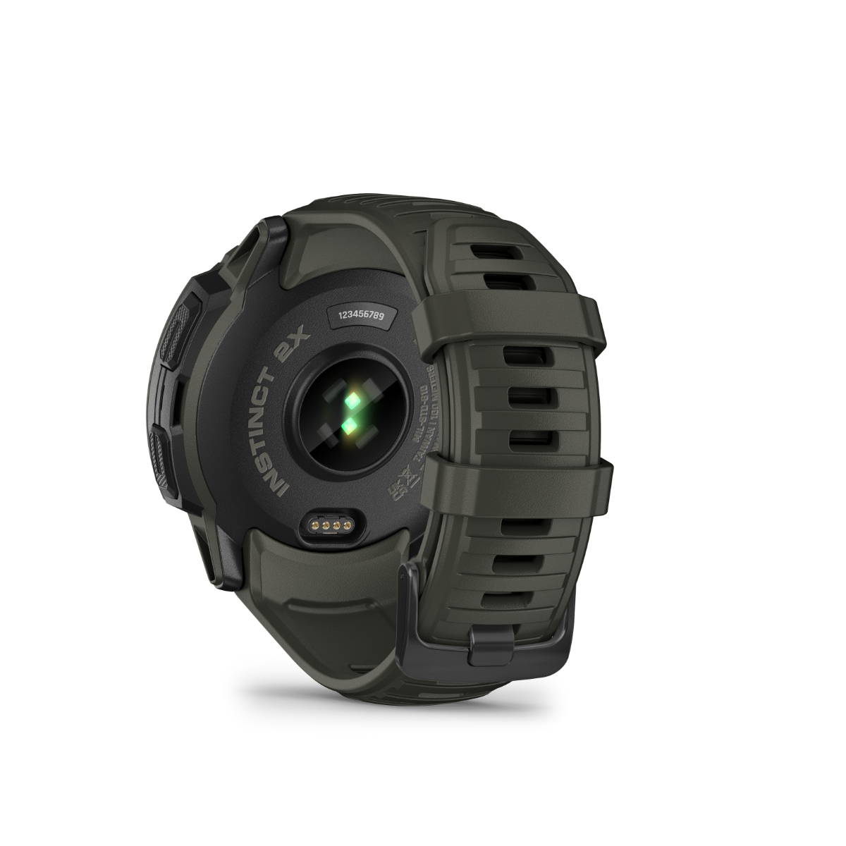 Garmin Instinct 2X Solar, Moss, Rugged GPS Smartwatch with Multi-Band GNSS, Built-in Flashlight, 24/7 Health Monitoring, and Unlimited Solar Battery Life (010-02805-15) by Garmin