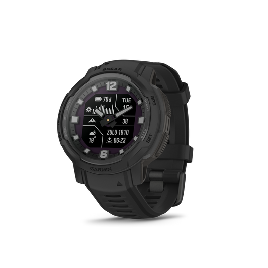 Garmin Instinct Crossover Solar, Tactical Edition Black (010-02730-10) by Garmin