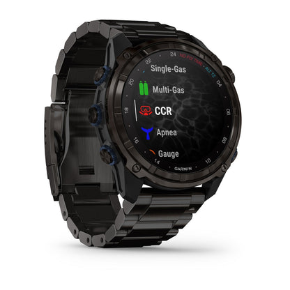 Garmin Descent Mk3i 51mm carbon gray DLC titanium smartwatch with DLC titanium band