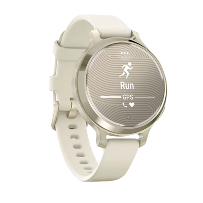 Garmin Lily 2 Active, Lunar Gold with Bone Silicone Band (010-02891-00) by Garmin