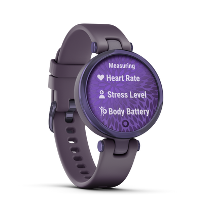 Garmin Lily Sport Edition, Midnight Orchid Bezel with Deep Orchid Case and Silicone Band (010-02384-02) by Garmin