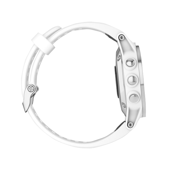 Garmin Fenix 5S Plus Sapphire White w/ Carrara White Band (010-01987-00) by Garmin