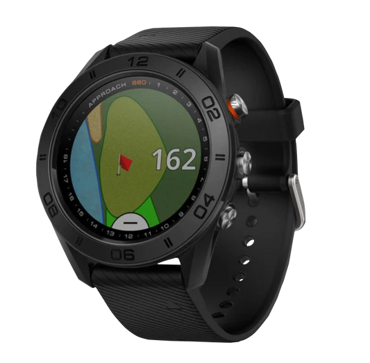 Garmin Approach S60, Black, Golf GPS Smartwatch & Rangefinder (Garmin Certified Refurbished) by Garmin