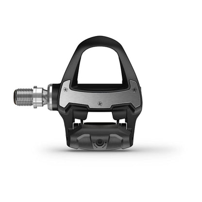 Garmin Rally RS200 dual-sensing power meter pedal, black body with silver spindle
