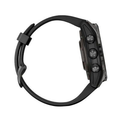 Garmin Epix Pro (Gen 2), 42 mm Sapphire Edition Carbon Gray DLC Titanium with Black Band (010-02802-14) by Garmin