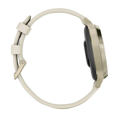 Garmin Lily 2 Active, Lunar Gold with Bone Silicone Band (010-02891-00) by Garmin