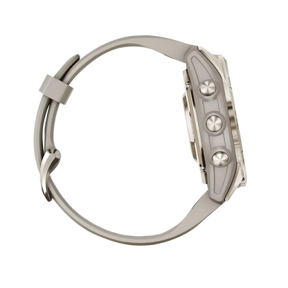 Garmin Epix Pro (Gen 2), 42 mm Sapphire Edition Soft Gold with Light Sand Band (010-02802-10) by Garmin