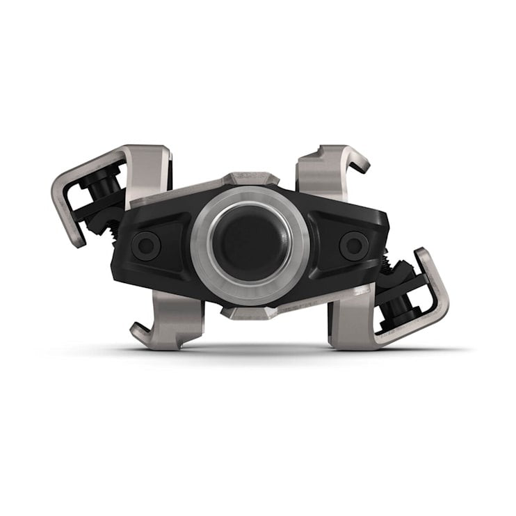 Garmin Rally XC200 dual-sensing power meter transducer in black and silver