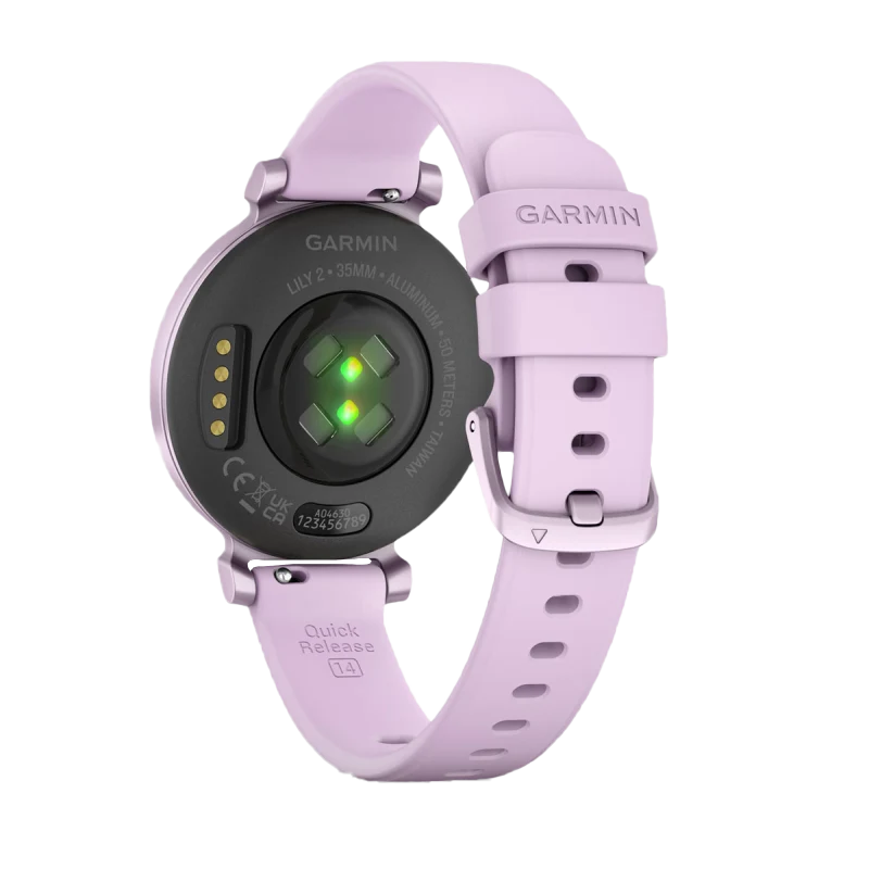 Garmin Lily 2, Metallic Lilac with Lilac Silicone Band (Garmin Certified Refurbished) by Garmin