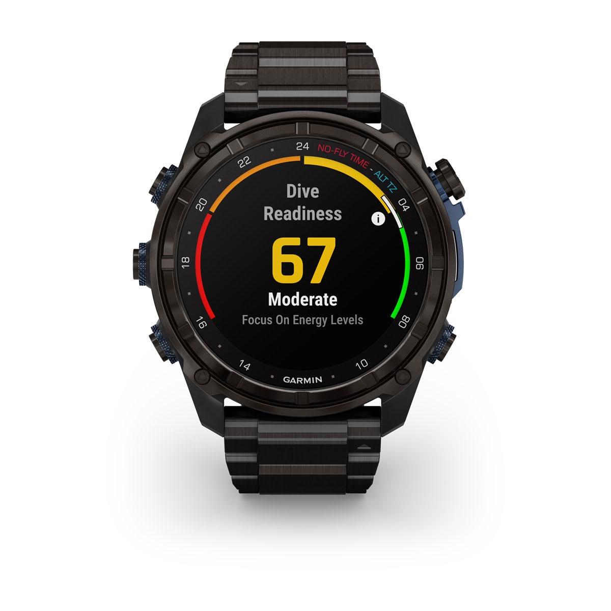 Garmin Descent Mk3i 51mm carbon grey DLC titanium dive watch with DLC titanium band