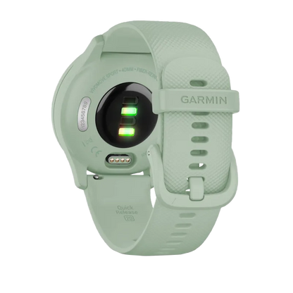 Garmin Vívomove Sport Cool Mint Case and Silicone Band with Silver Accents (Garmin Certified Refurbished) by Garmin