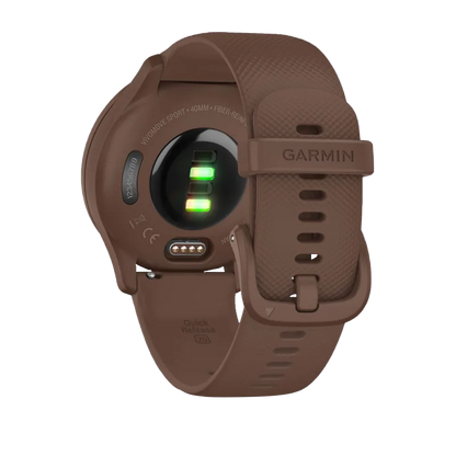 Garmin Vívomove Sport, Cocoa w/ Peach Gold Accents (Garmin Certified Refurbished) by Garmin