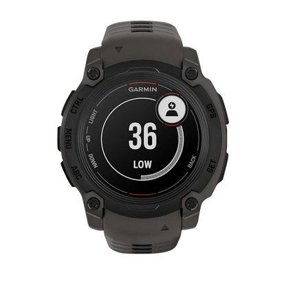 Garmin Instinct E, (40mm) Black with Charcoal Band (010-02932-00) by Garmin