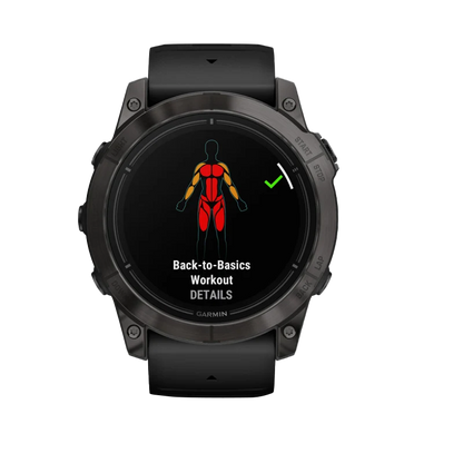 Garmin Epix Pro (Gen 2), 51 mm Sapphire Edition Carbon Gray DLC Titanium with Black Band (010-02804-00) by Garmin