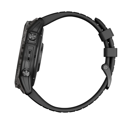 Garmin Epix Pro (Gen 2), 51 mm Sapphire Edition Carbon Gray DLC Titanium with Black Band (010-02804-00) by Garmin