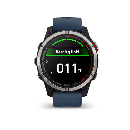 Garmin Quatix 7X Solar marine GPS smartwatch, refurbished, blue band