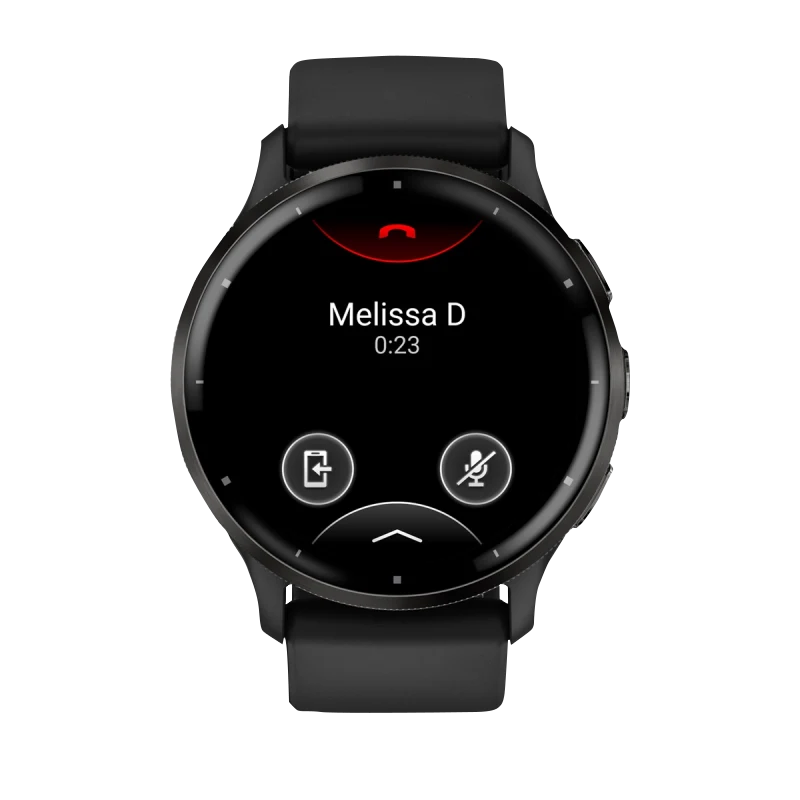 Garmin Venu 3, 45 mm Slate Stainless Steel Bezel with Black Case and Silicone Band (010-02784-01) by Garmin