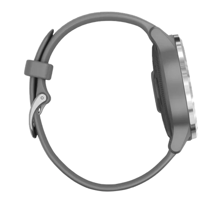 Garmin Vivoactive 4S - Silver with Gray Band (010-02172-01) by Garmin