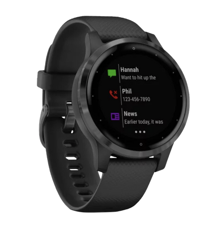 Garmin Vivoactive 4S Slate with Black Band (010-02172-11) by Garmin