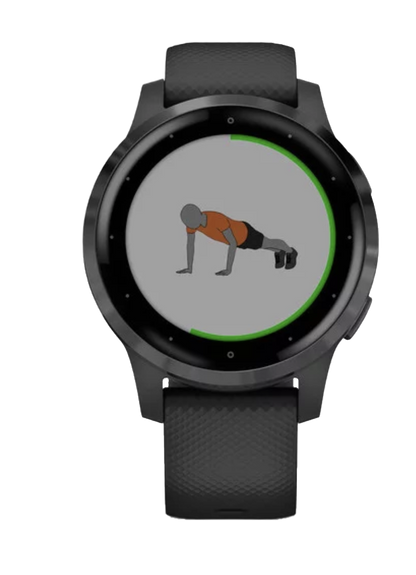 Garmin Vivoactive 4S Slate with Black Band (010-02172-11) by Garmin