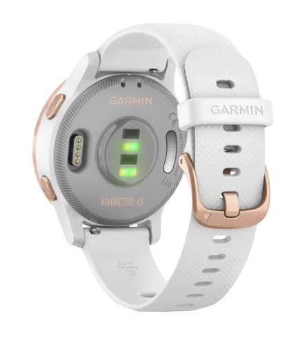 Garmin Vivoactive 4S - Rose Gold with White Band (010-02172-21) by Garmin